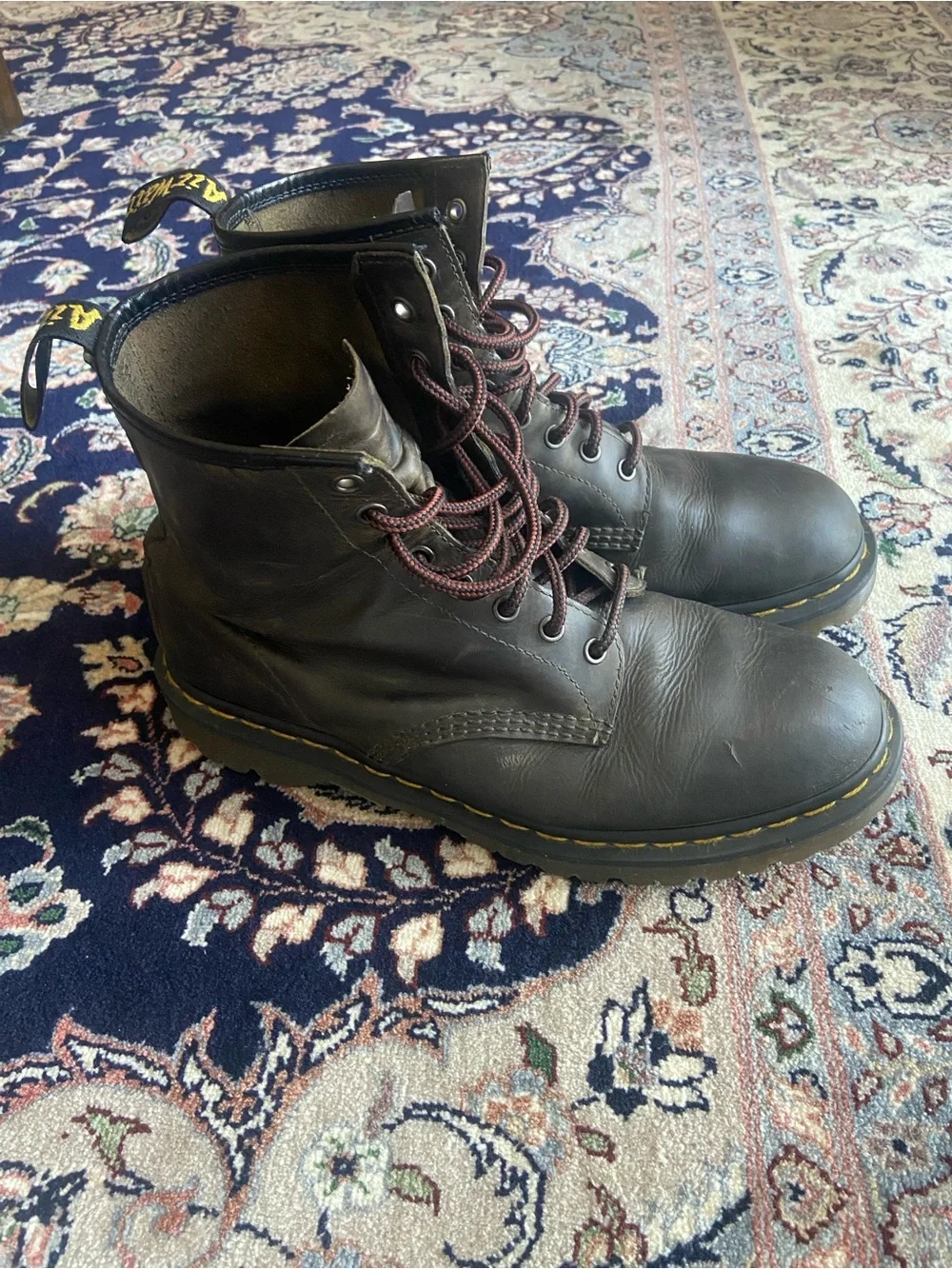 Dr Martens Pascal Brown Leather Boots size 11